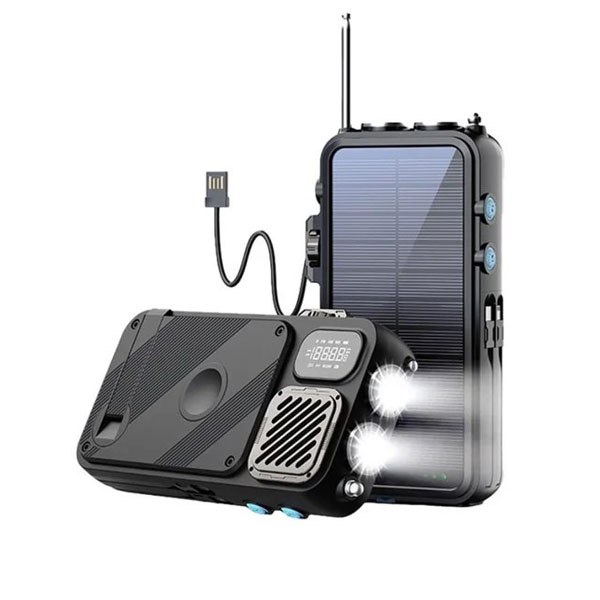 پاوربانک خورشیدی ظرفیت 16000 میلی آمپر ساعت پاورولوژی - فریزون